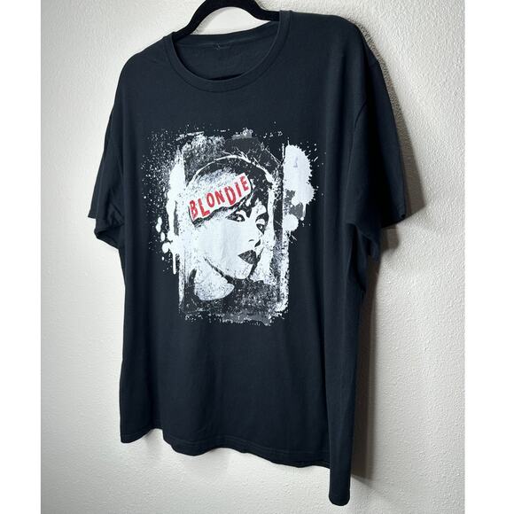 Blondie Black Short Sleeve White & Red Blondie Graphic Tee Shirt XL - Picture 3 of 8